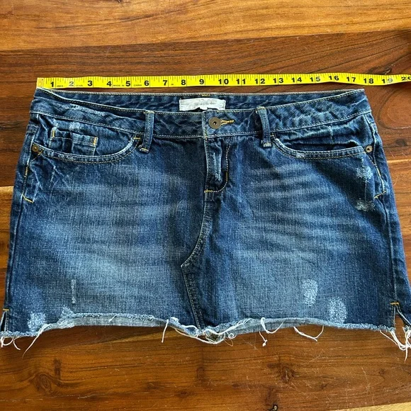 Vintage ardene micro skirt mini jean skirt - Picture 4 of 5